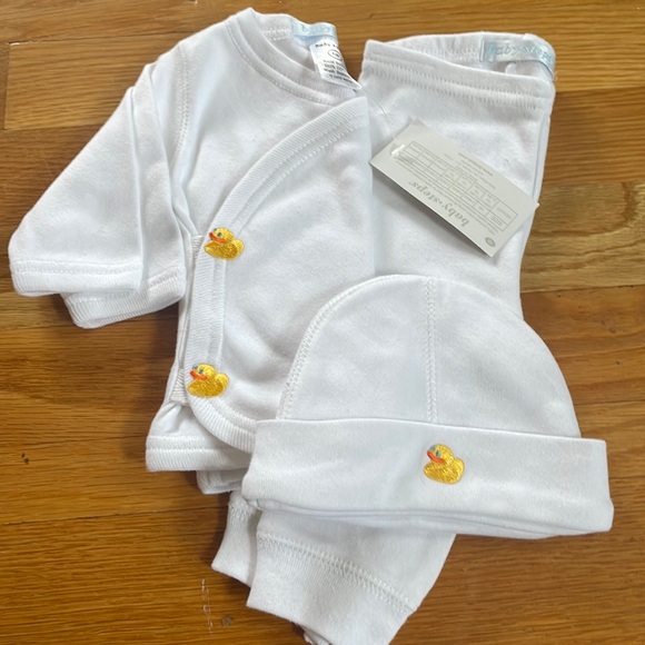 Baby Steps Other - New Newborn Cotton Baby Steps Take me Home Set Ducks